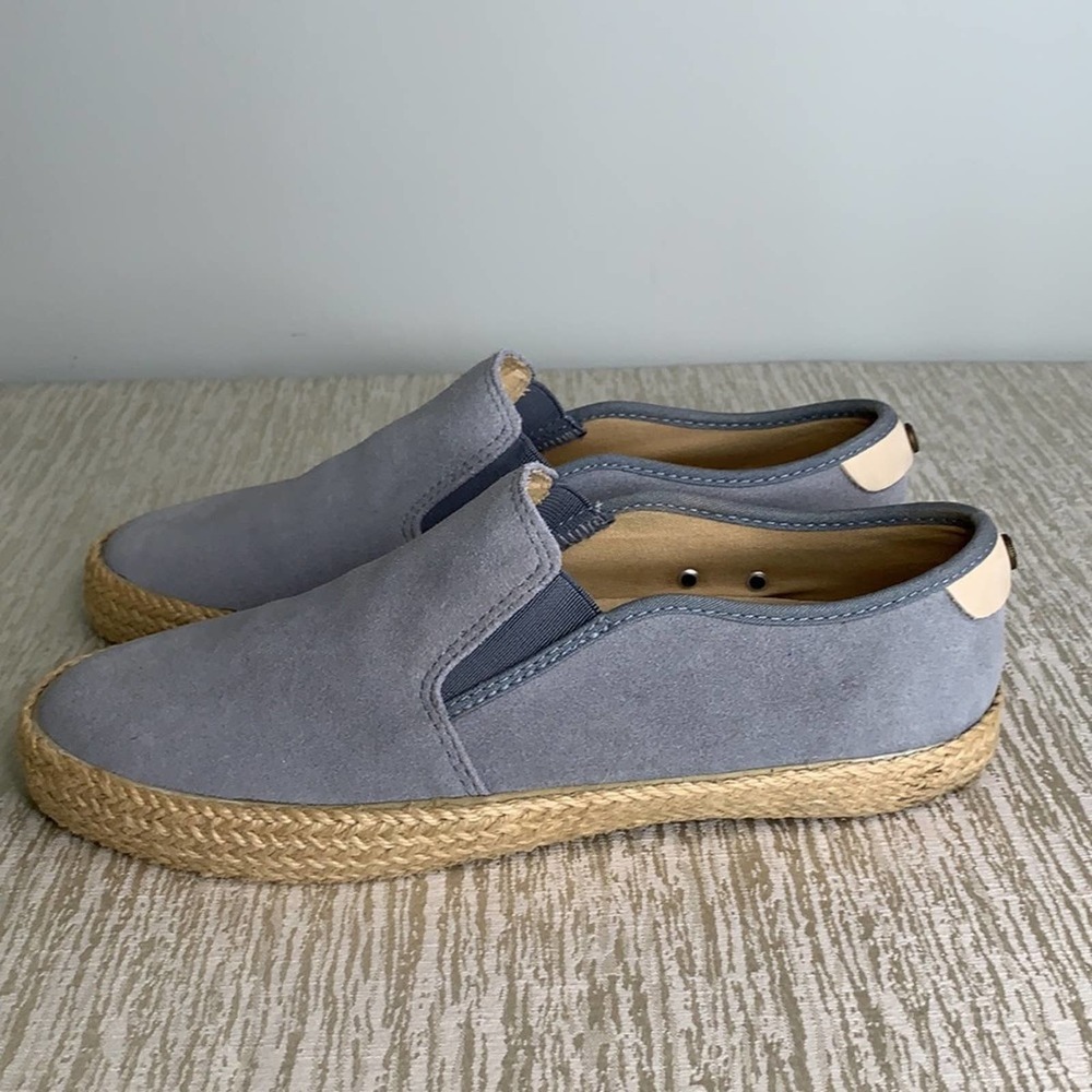 PENGUIN MEN’S BLUE SUEDE ESPADRILLES SIZE 8.5 - Picture 4 of 9